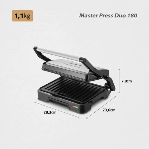 Sandwichera Mondial Pres Grill Master Press Duo 180 PG-01-180