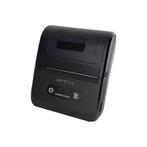 IMPRESORA TERMICA DIRECTA FTX RECIBOS 3" TDR080BT PORTATIL USB/BT NEGRO