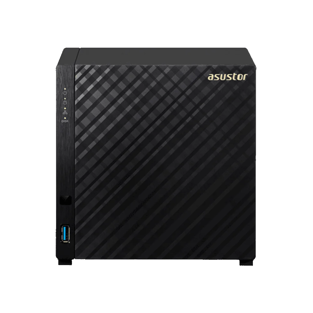 ALMACENAMIENTO NAS ASUSTOR AS1004T V2 DC1.6/4BAY/512MB/1-GBLAN/USB3.1