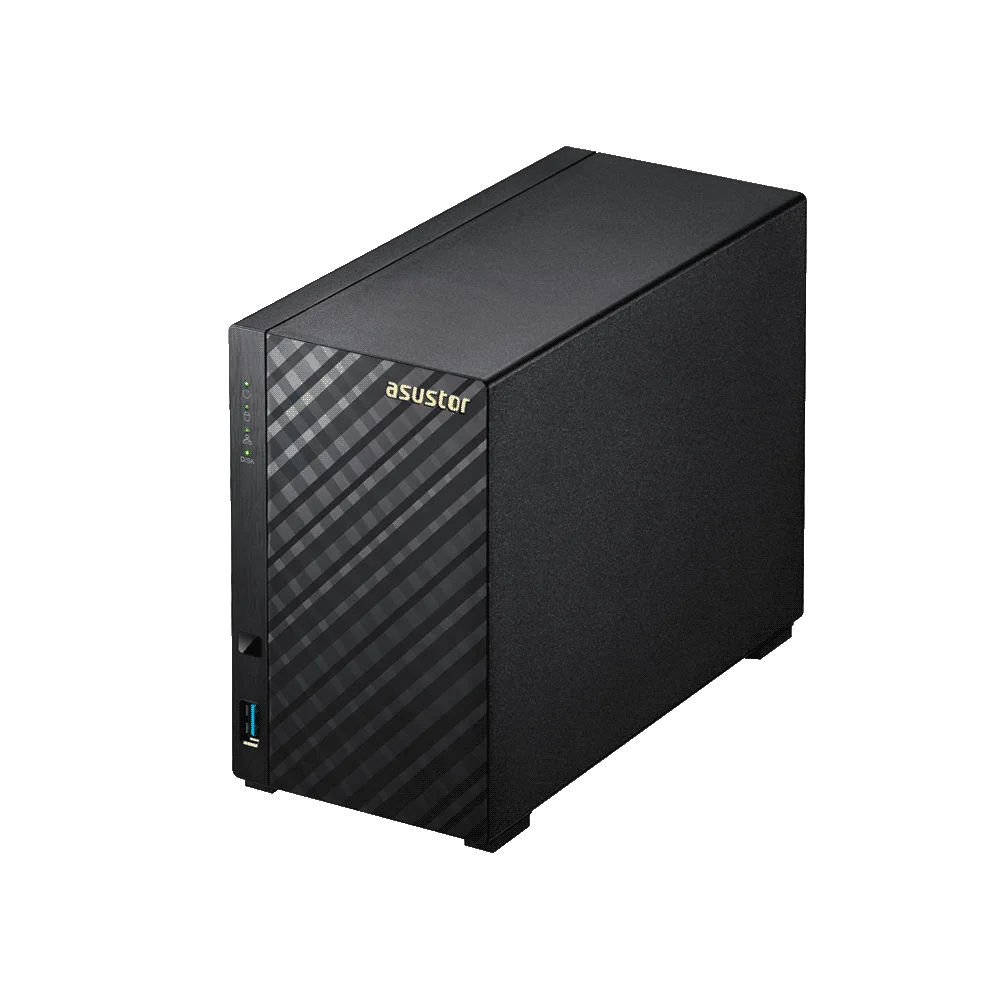 ALMACENAMIENTO NAS ASUSTOR AS3102T V2 CEL1.6/2BAY/2GB/1-GBLAN/HDMI/USB3.1