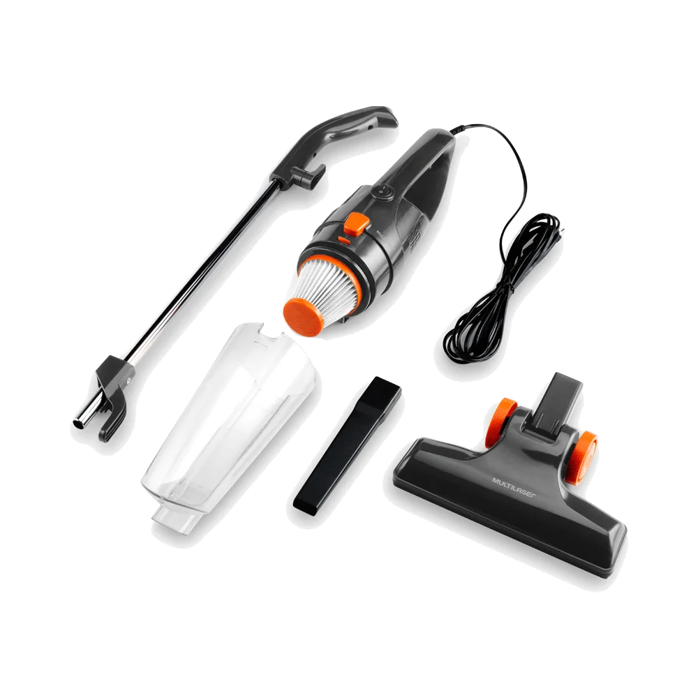 ASPIRADORA VERTICAL CICLONE PREMIUM 2 EN 1 MULTILASER HO084 1100W 220V