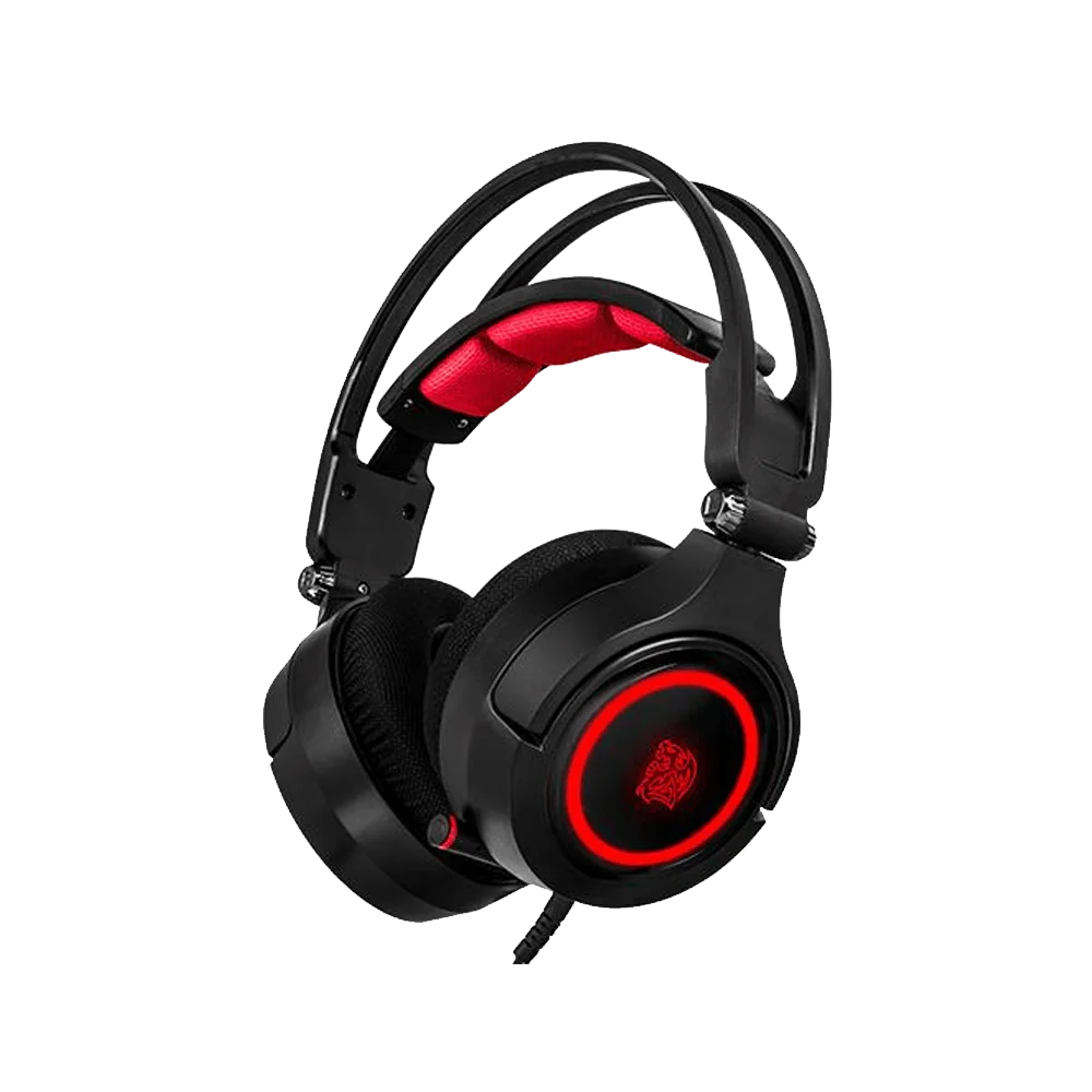 AURICULAR CON MICROFONO GAMER THERMALTAKE CRONOS RIING USB RGB 7.1 HT-CRA-DIECBK-20