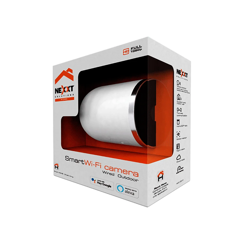 CAMARA NEXXT WIFI NHC-O610 FULL HD EXTERIORES SD/SENSOR MOV C/CABLE