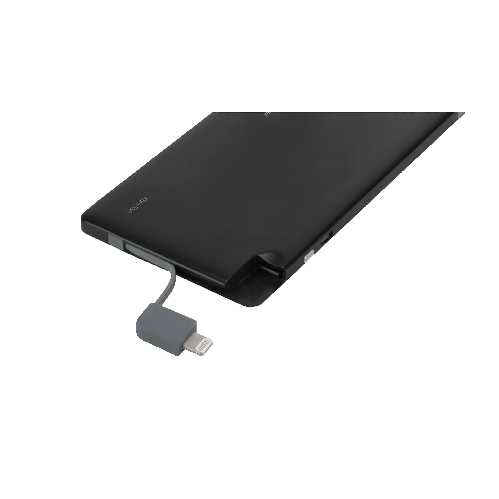 CARGADOR KLIP POWER BANK KBH-550 FINO 5000MAH MIC-USB+LIGHT NEGRO