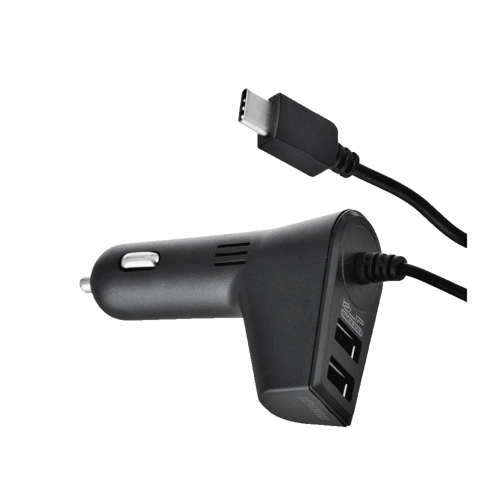 CARGAGOR KLIP DUAL USB P/AUTO KMA-111 C/CABLE USB C