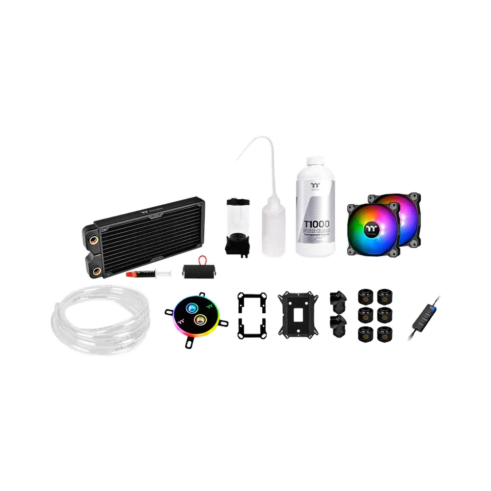 COOLER P/CPU THERMAL PACIFIC KIT WATER CL-W249-CU12SW-A C240 DDC CON TUBOS/ RGB