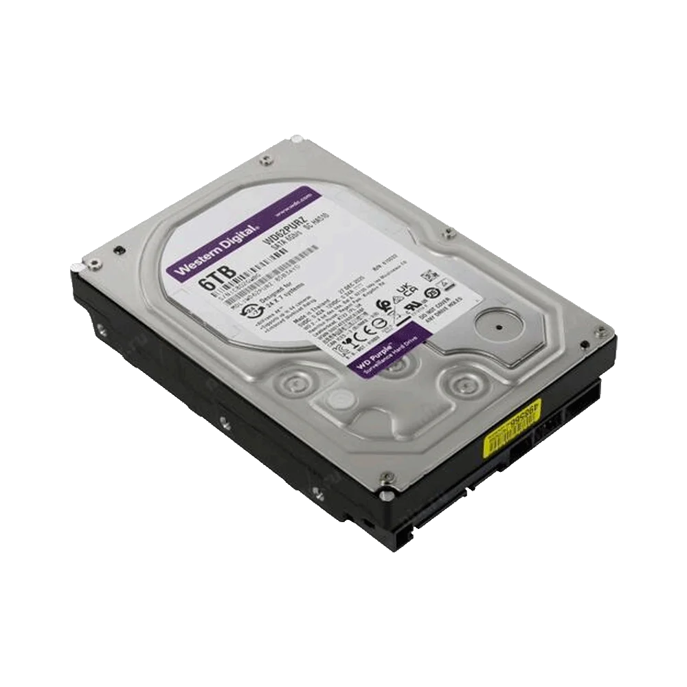 DISCO DURO SATA3  6TB WESTERN DIGITAL PURPLE 5400 128MB WD62PURZ SURVEILLANCE