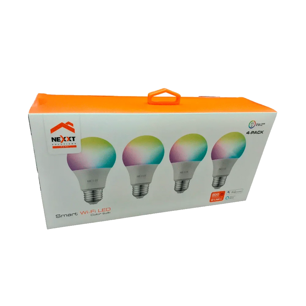 FOCO IOT NEXXT KIT DE 4 COLOR 110V 9W A19 E26/27 NHB-C110
