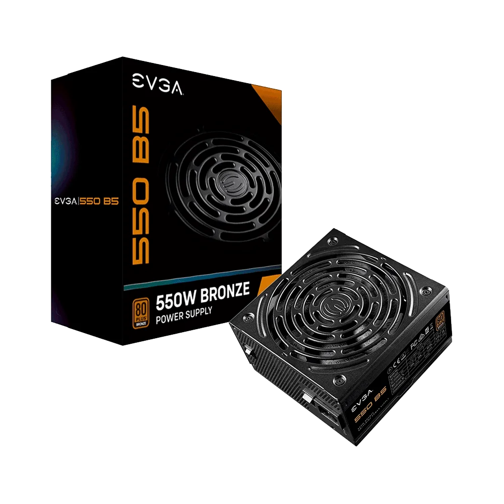 FUENTE EVGA 550W 80PLUS BRONZE 220-B5-0550-V1