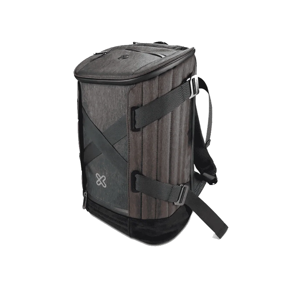 MOCHILA KLIP 15.6" KNB-900GR GRIS RESISTENTE AL AGUA ACOLCHONADA
