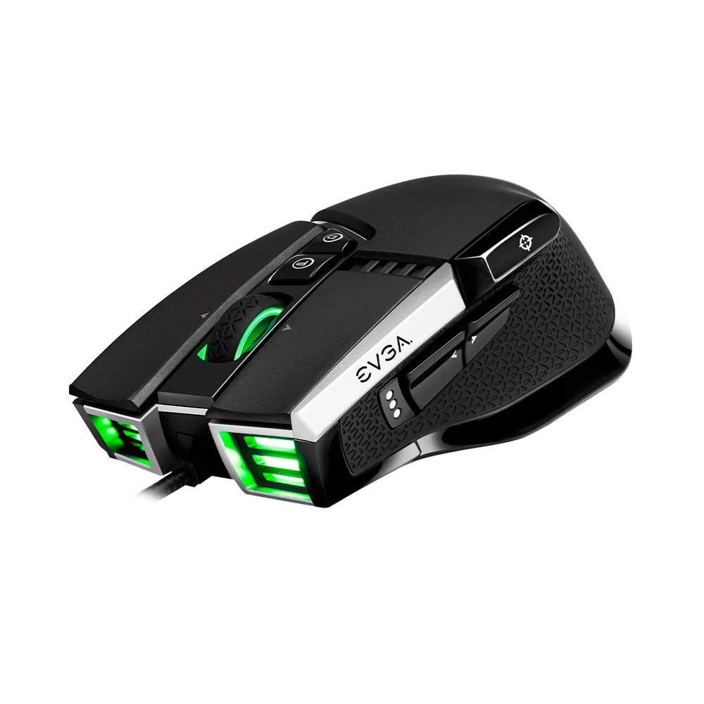 MOUSE GAMER EVGA X17 16000DPI/10 BOT/RGB/NEGRO 903-W1-17BK-KR