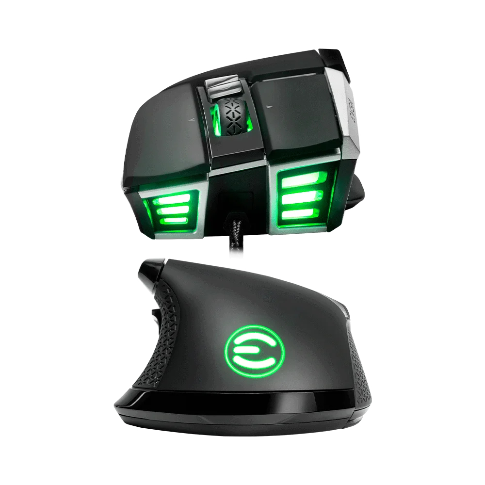MOUSE GAMER EVGA X17 16000DPI/10 BOT/RGB/NEGRO 903-W1-17BK-KR