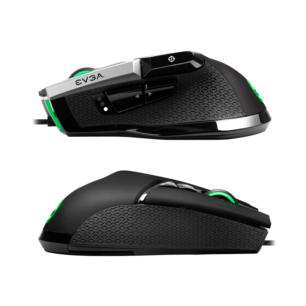 MOUSE GAMER EVGA X17 16000DPI/10 BOT/RGB/NEGRO 903-W1-17BK-KR