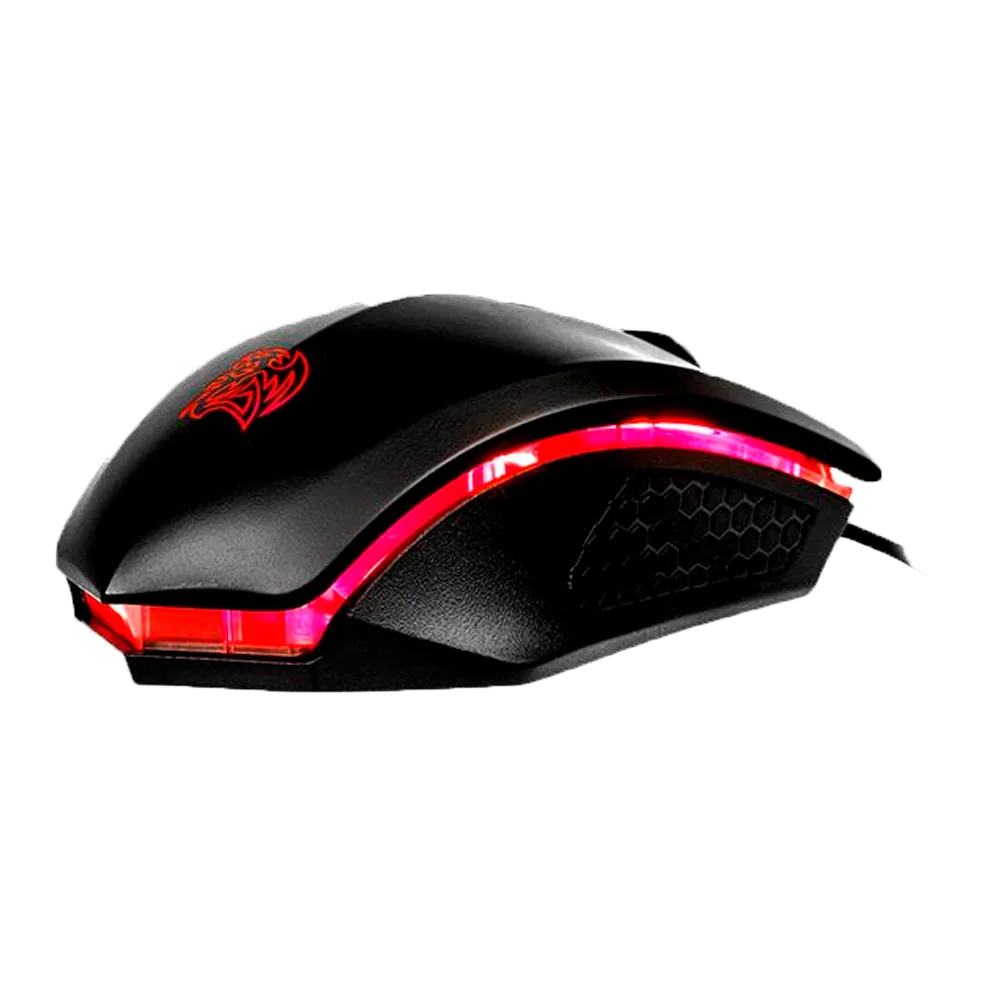 MOUSE + PAD GAMER THERMALTAKE USB TALON X RGB OPTICO 3200DPI MO-CPC-WDOOBK-01