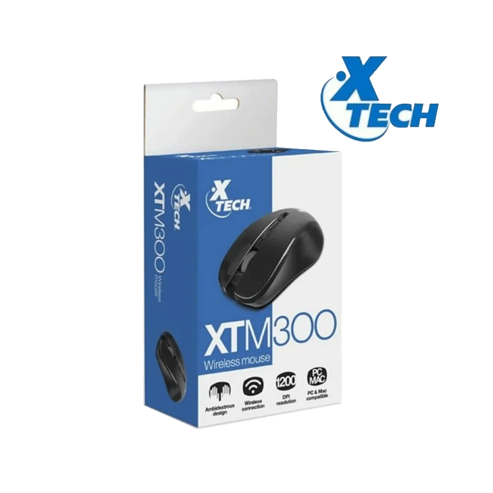 MOUSE XTECH W. XTM-300 1200DPI/NEGRO