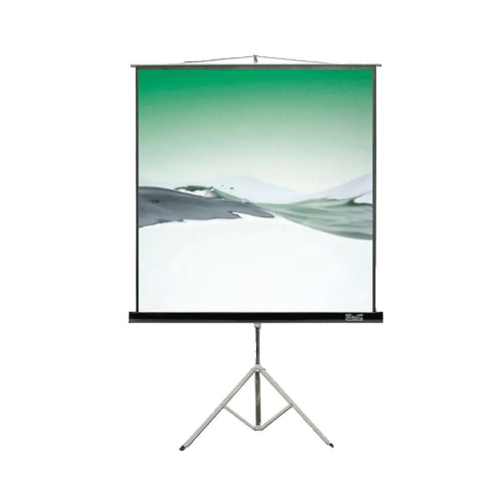 PANTALLA PROYECTOR KLIP 120" KPS-104B 4:3 MANUAL C/TRIPE NEGRO