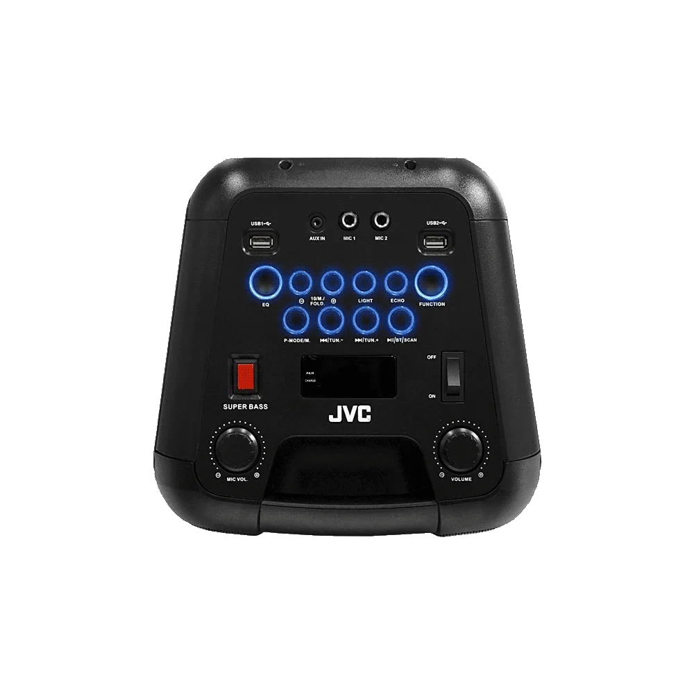PARLANTE JVC XS-N527BU 60W USB/BT/FM/BATERIA/BIVOLT