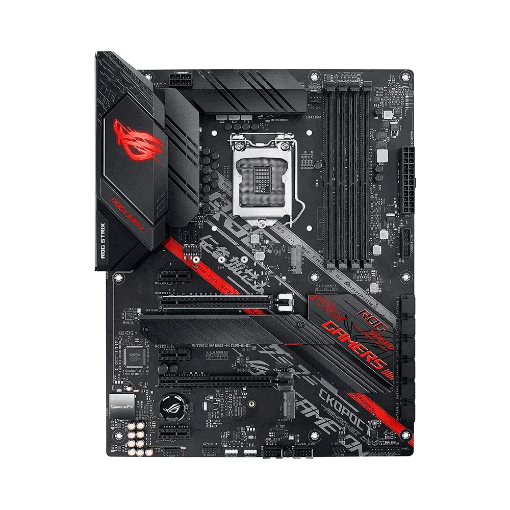 PLACA MADRE ASUS 1200 ROG STRIX B460-H GAMING S/R/HDMI/DP/2M2/DD4/USB3.2/ATX