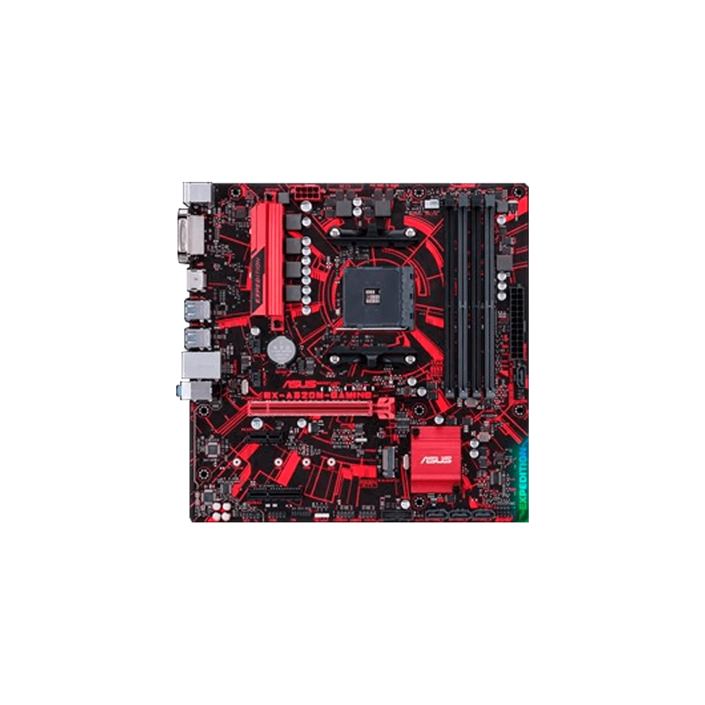PLACA MADRE ASUS AM4 EX-A320M-GAMER S/R/HDMI/DVI/M2/DDR4/MATX