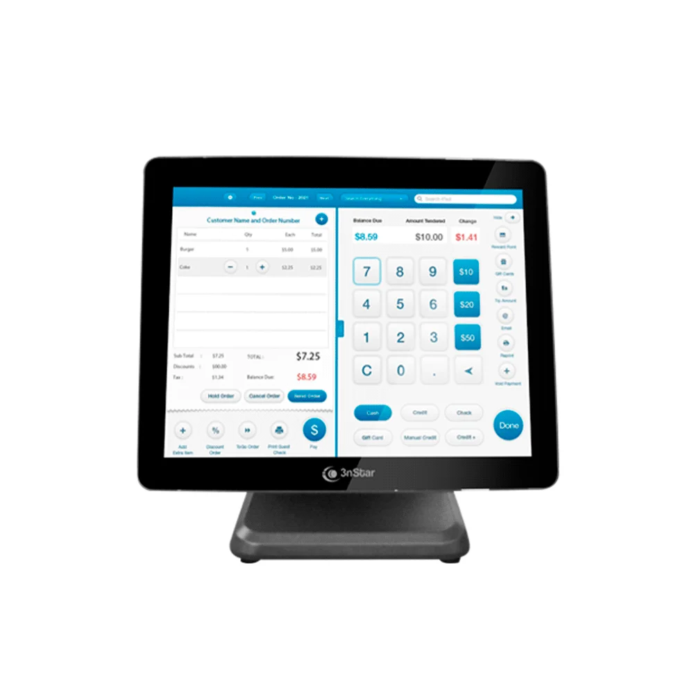 POS TOUCH AIO INTEL J1900 2.0/4G/120SSD/W10/15" PTE0105W 3NSTAR