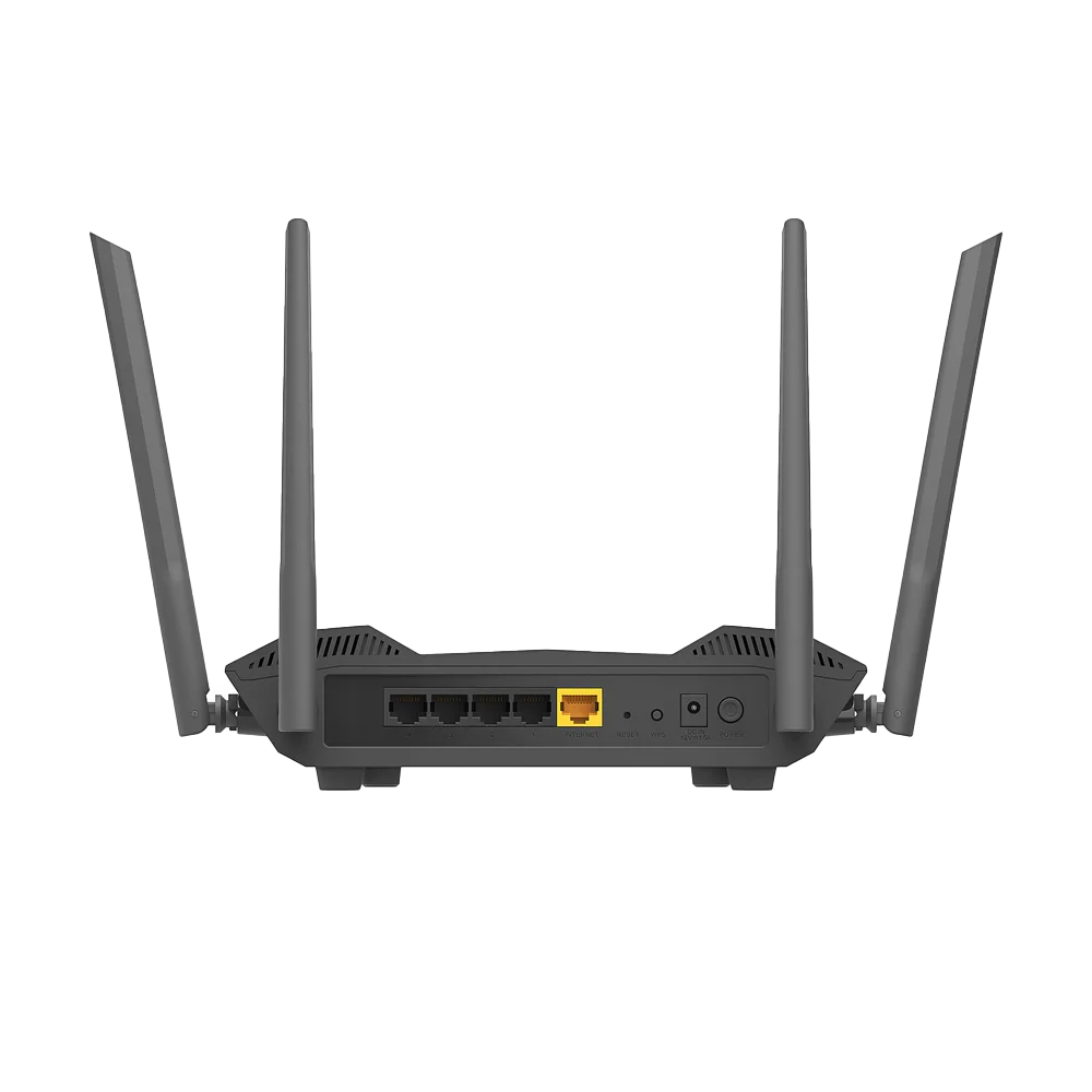 ROUTER D-LINK DIR-X1870 WIRELESS EXO AX1800 MESH WIFI-6 /4P/2.4-5GHZ C/4 ANTENAS