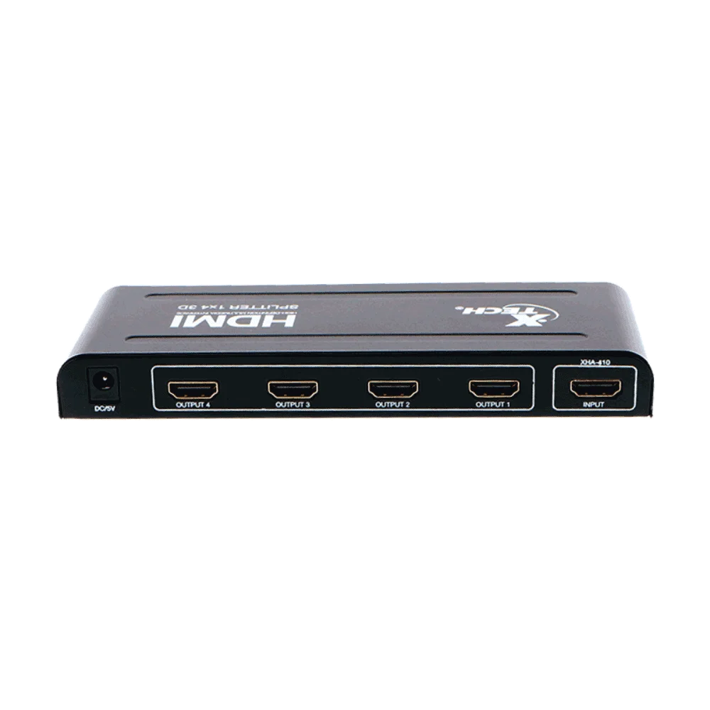 SPLITTER XTECH XHA-410 HDMI 4P FHD