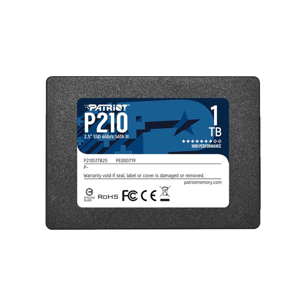 SSD SATA3 1TB PATRIOT P210 P210S1TB25 520/430