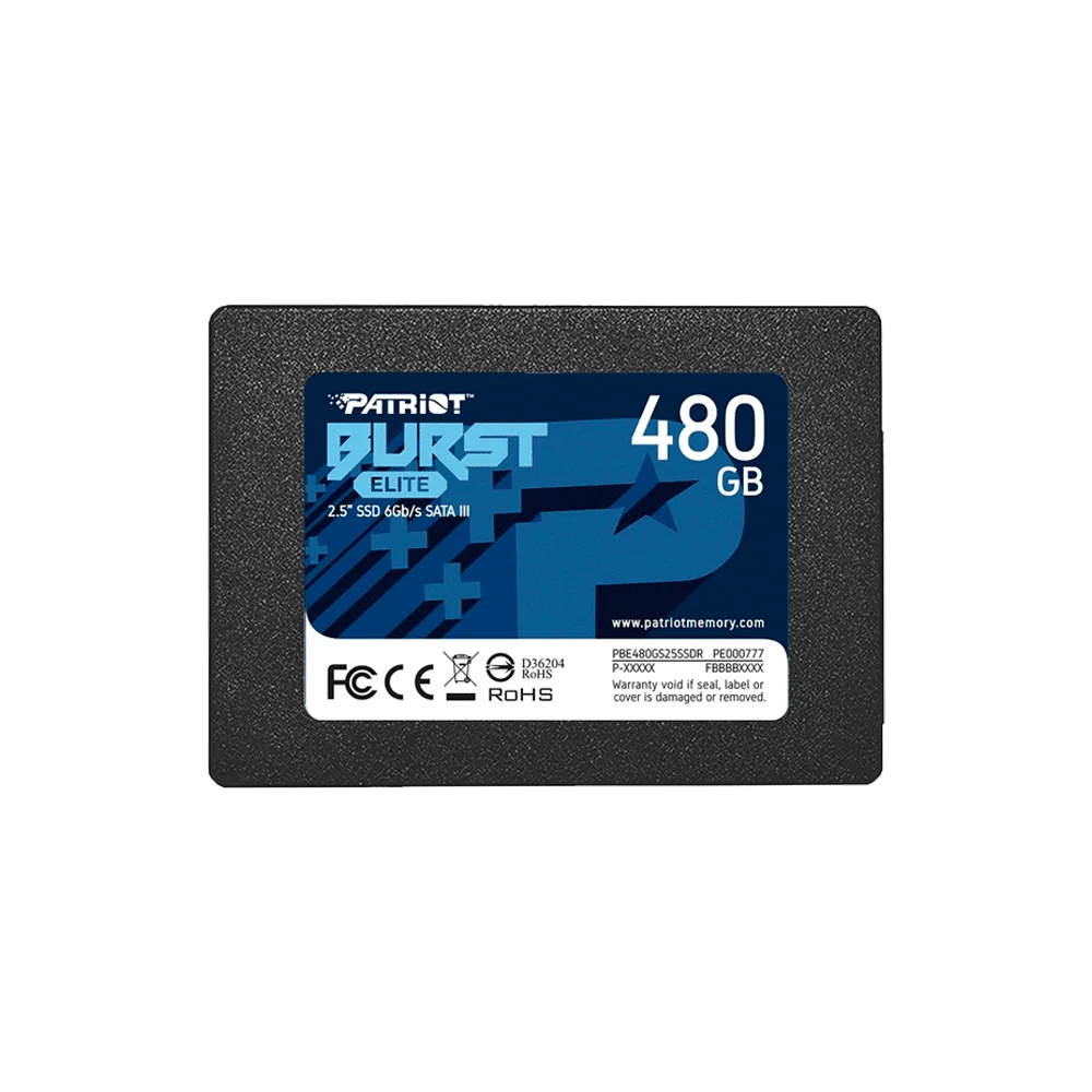 SSD SATA3 480GB PATRIOT BURST ELITE PBE480GS25SSDRV