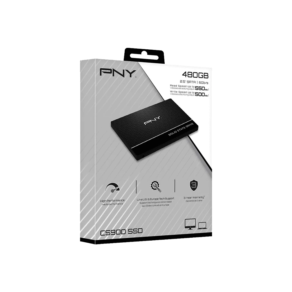 SSD SATA3 480GB PNY CS900 SSD7CS900-480-RB
