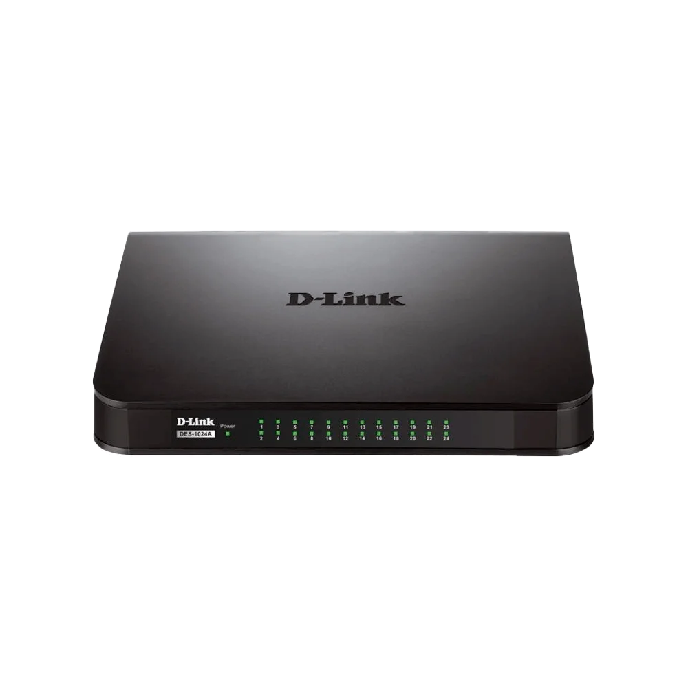 SWITCH D-LINK DES-1024A/A 24P 10/100 MBPS NO ADMINISTRABLE