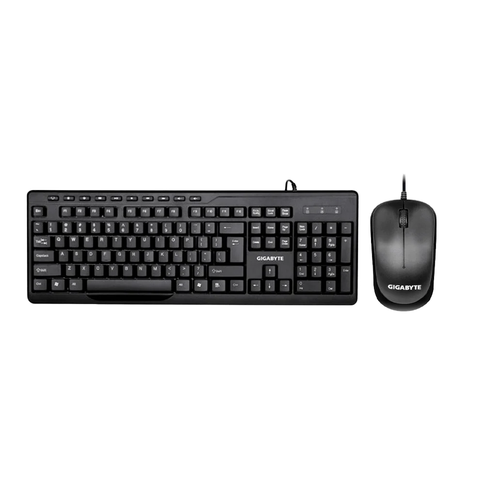 TECLADO+MOUSE GIGABYTE USB GK-KM6300 ING/ NEGRO