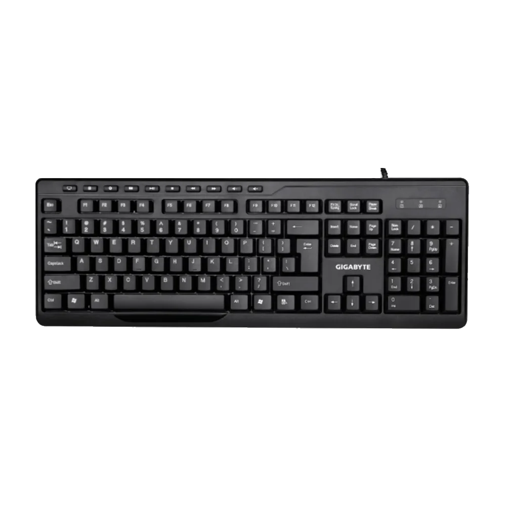 TECLADO+MOUSE GIGABYTE USB GK-KM6300 ING/ NEGRO