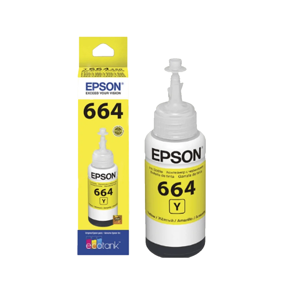 TINTA EPSON T664 420 AMARILLO L1XX/L2XX/L3XX/L5XX 70ML