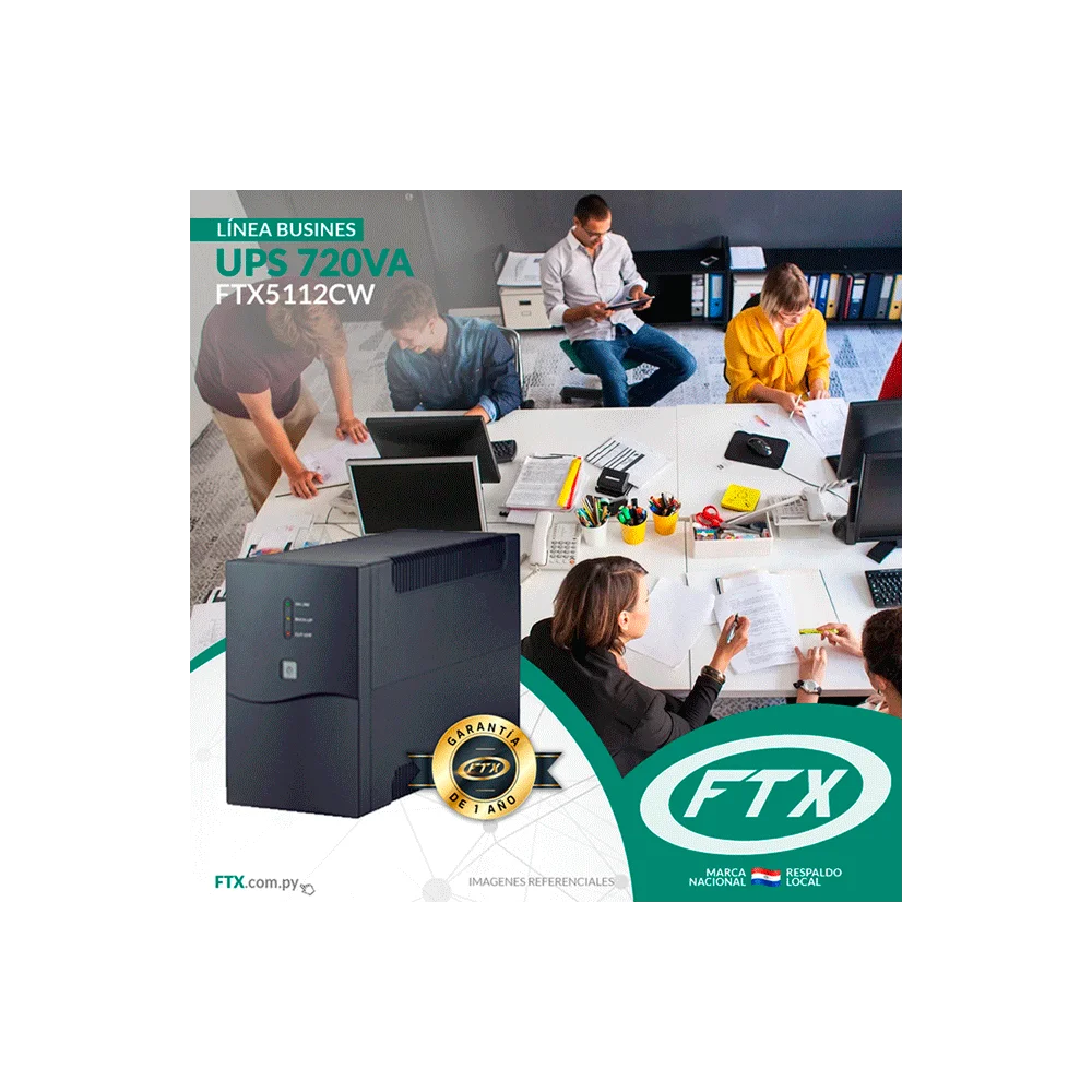 UPS FTX 220V FTX-5112CH 1200VA / 720W NEMA