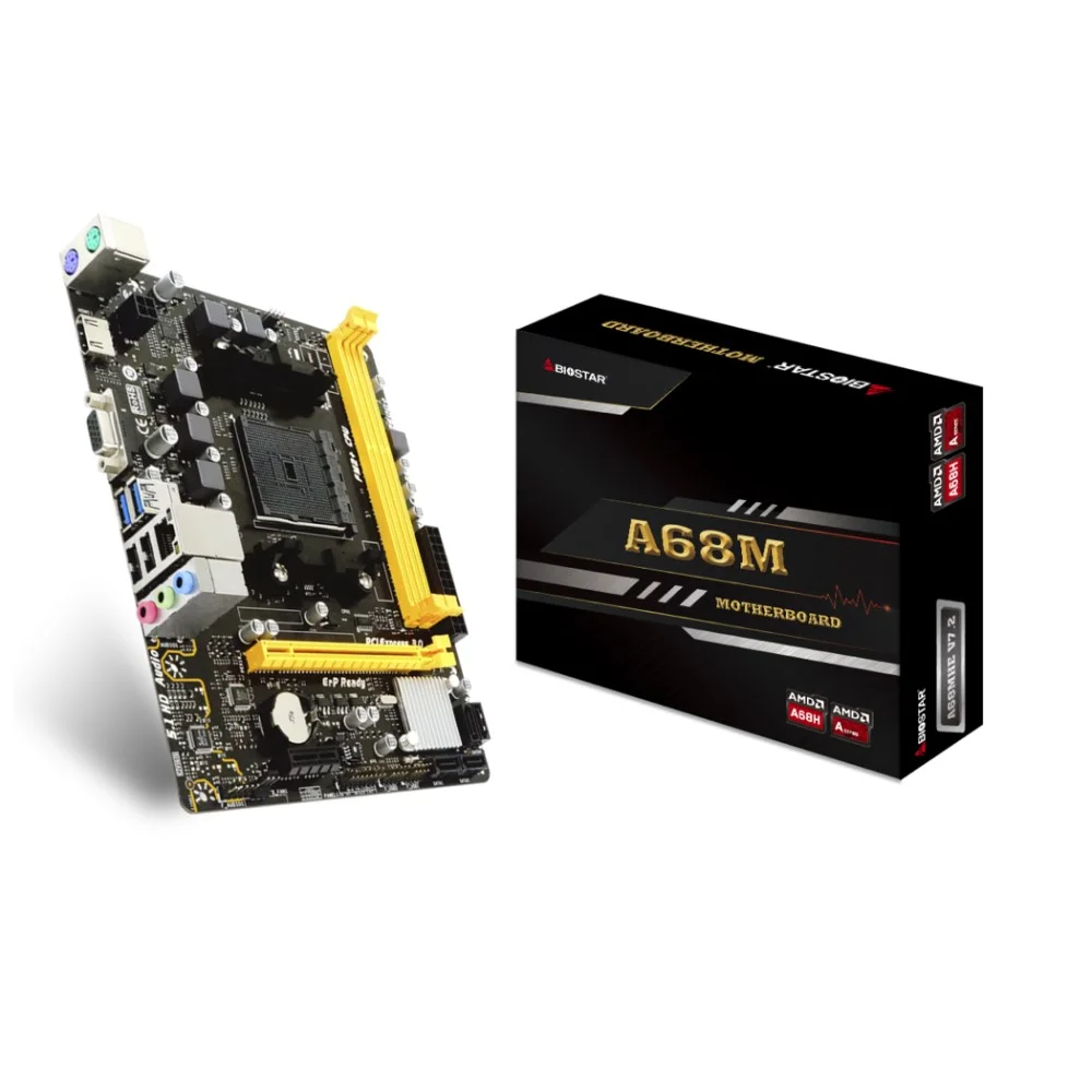 Placa Madre Biostar A68MHE FM2+ DDR3/HDMI/USB3.2