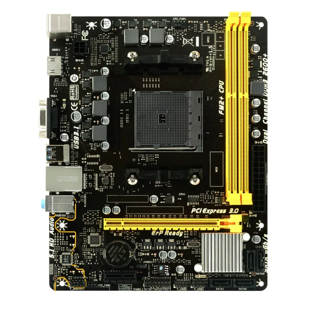 Placa Madre Biostar A68MHE FM2+ DDR3/HDMI/USB3.2