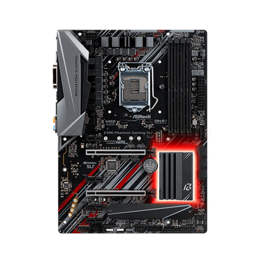 Placa Madre ASRock 1551 Z390 Phantom Gaming SLI
