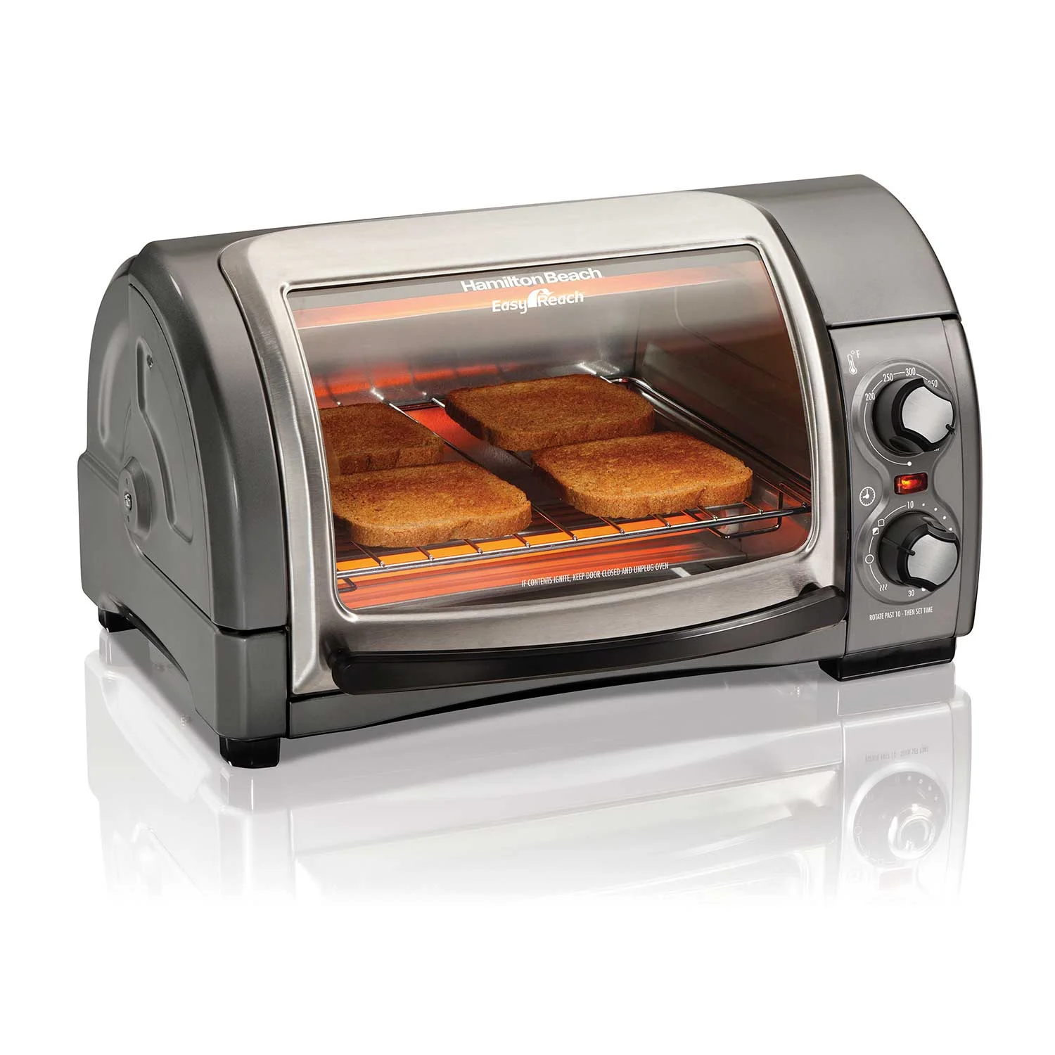 Horno Eléctrico Hamilton Beach 12 Litros