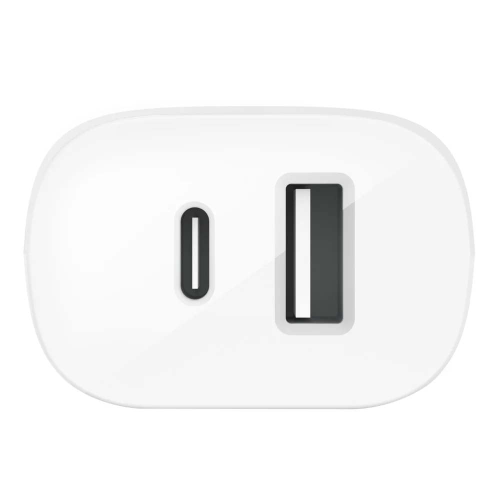 Cargador Belkin Dual-Port USB-C y USB-A con cable USB-C a Lighting F7U097DQ04