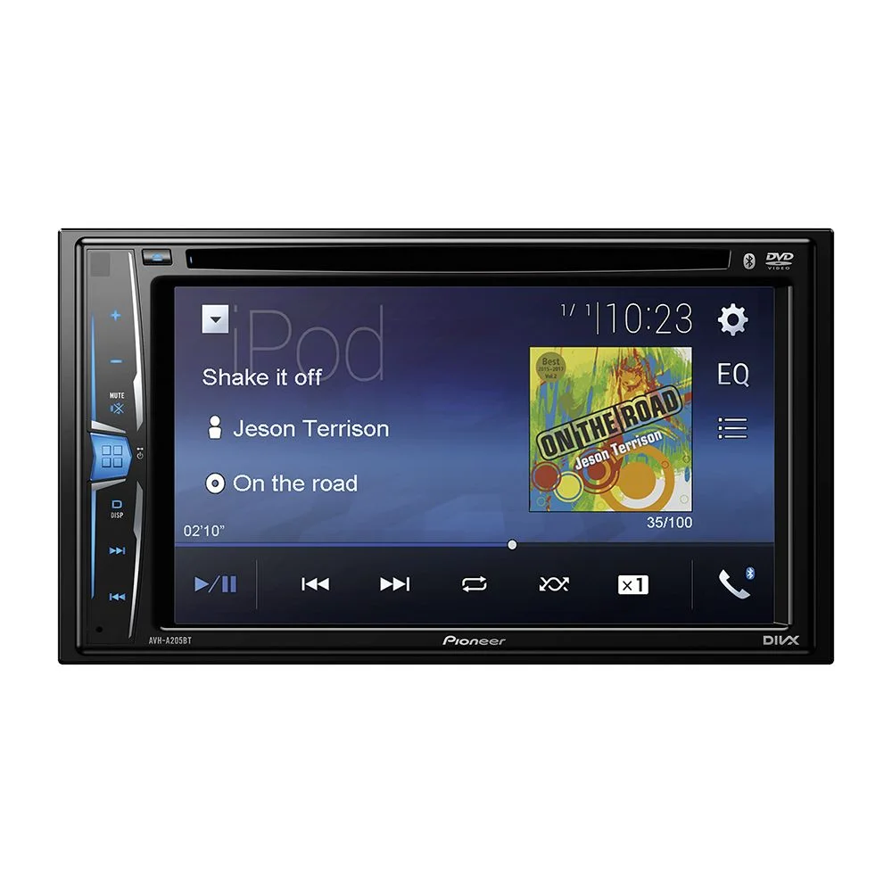 Radio Pioneer DVD 6.2" USB RGB AVH-A205BT