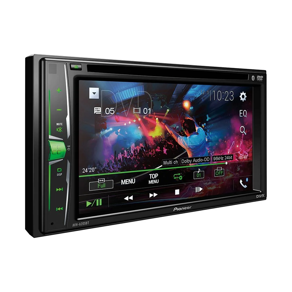 Radio Pioneer DVD 6.2" USB RGB AVH-A205BT