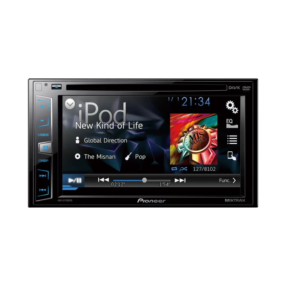 Radio Pioneer DVD 6.2" USB AVH-X1750DVD