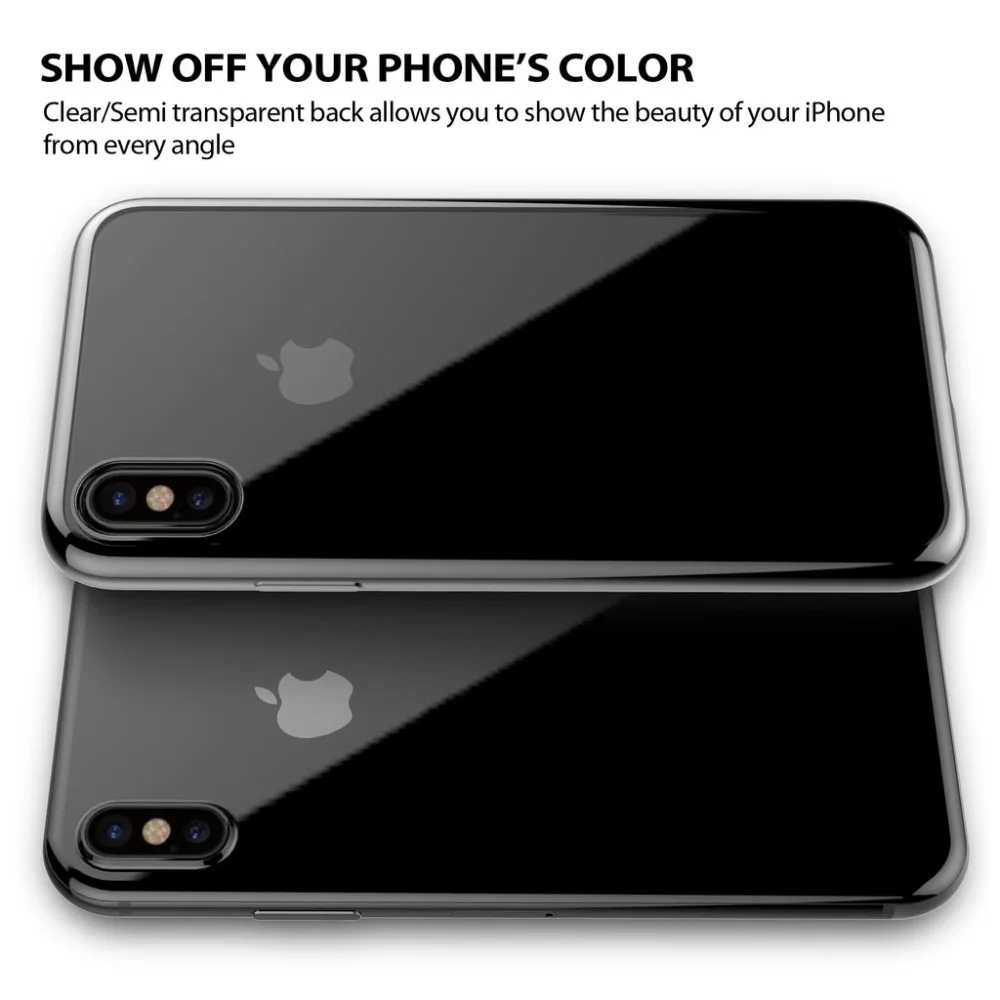Funda protectora iLuv Metal Care para iPhone XR AIXLMTBK