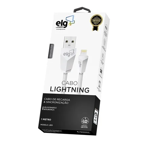 Cable ELG USB a Lightning L810 - 1 Metro