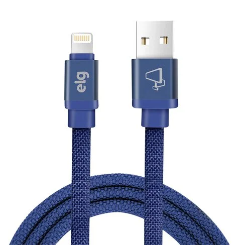 Cable ELG Canvas USB a Lightning CNV810 - 1 Metro