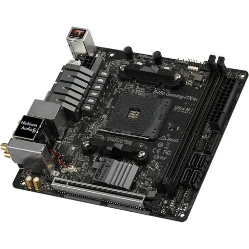 Placa Madre ASRock AM4 B450 GAMING-ITX/ac WIFI/HDMI/DDR4