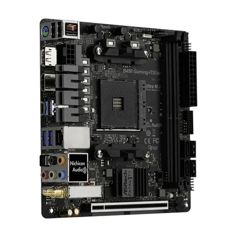 Placa Madre ASRock AM4 B450 GAMING-ITX/ac WIFI/HDMI/DDR4