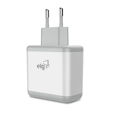 Cargador de Pared ELG con 4 entradas USB 4.8A/24W