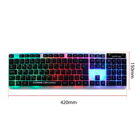 Teclado Gaming ELG Killer Soul Retroiluminado