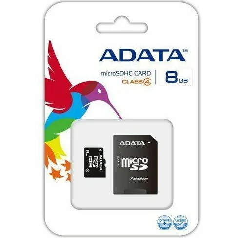 Memoria Micro SD Adata Class 4 C/Adaptador